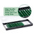 Colored Eyelash Extensions Easy Fan 9-16mm Mixed Green C Curl Easy Fanning 0.07mm Self Premade Volume Lash Supplies