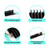 Ellipse Eyelash Extensions 0.15mm D Curl 9mm Flat Eyelash Extension Supplies Light Lashes Matte Individual Eyelashes Salon Use Black Mink False Lashe