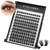 Bodermincer 132pcs 8-10-12-14mm Mixed D Curl Big Capacity Segmented Eyelash Extension Eyelashes Individual Cluster Eye Lashes Professional Makeup Gra