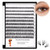 Bodermincer Large Tray 20D Cluster 0.07C,10 Lines,8-10-12-14mm Mixed,9-11-13-15mm Mixed, 10-12-14-16mm Mixed,Natural Long Individual Flare Lashes Clu