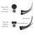 .15 Ellipse Eyelash Extensions Matte Black Flat Lashes Cashmere Faux Mink Individual Eyelash Extensions Ellipse Lash C Curl D Curl Faux Mink Volume S