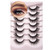 Onlyall Lashes Mink False Eyelashes Natural Wispy Lashes Soft Faux Mink Lashes Fluffy False Lashes 16MM A04