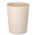 UUJOLY Plastic Small Trash Can Wastebasket, Garbage Container Basket for Bathrooms, Laundry Room, Kitchens, Offices, Kids Rooms, Dorms, (Beige, 1.8 G