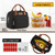 Buringer HOMESPON Lunch Bag for Woman Man Adults with Front Pocket Insulated Lunch Tote Lunch Box Container for Work Picnic or Travel?Black?