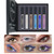 Colored Mascara Colorful Waterproof Blue Mascara for Eyelashes Set,White Black Brown Purple Long lasting Charming Voluminous Cruelty Free Vegan Eye M