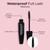 MCoBeauty - Waterproof Full Lash Tubing Mascara - Black Shade - Volumizing Waterproof Mascara with Advanced Silicone Wand and Buildable Formula for a