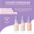 Carter Beauty By Marissa Carter Covert Brightening Concealer - Creamy - Instant Undereye Brightener and Redness Corrector - Vegan, Cruelty Free, Unsc