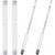 Kanayu 2 Pcs Hydrometer Alcohol 0-200 Proof and 0-100 Tralle Alcohol Proof Percentage Tester for Moonshine Still Liquor Alcoholic Hydrometer Measurin
