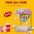 Popcorn Popper Machine-4 OZ Vintage Professional Popcorn Maker Theater Style with Nonstick Kettle Warming Light and Serving Scoop. (Pink)