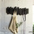 Umbra Sticks Wall-Mounted Coat Rack Rail Hook with 5 Retractable Pegs  Modern, Space-Saving Storage Organizer, Black