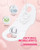 MCOMCE FairyFace V Line Shaping Face Masks (5 Count), Double Chin Reducer, Lifting Hydrogel Collagen Mask with Aloe Vera and Seaweed, Anti-Aging and