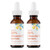 ASUTRA 20% Vitamin C Serum, 1 fl oz (Pack of 2) - Ferulic & Hyaluronic Acid, Vitamin E, Aloe, Jojoba, Brightening Face Serum