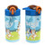 Zak Designs Bluey Kids Water Bottle Durable Plastic Spout Cover and Built-in Carrying Loop, Leak-Proof Water Design for Travel, (16oz, 2pc Set), 2pk
