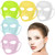 Maitys 5 Pcs Reusable Silicone Face Mask for Sheet Masks, Anti-wrinkle Moisturizing Facial Mask Cover Holder, Prevent Evaporation Hairdressing Skinca