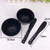 lasenersm 2 Pieces Rubber Facial Mask Mixing Bowl With Plastic Spatula Facemask Bowl Mud Mask Mixing Bowl DIY Skin Care Mixing Tool Kit for Lady Wome
