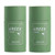 2 Pcs Green Tea Mask Stick for Face, Blackhead Remover with Green Tea Extract, Green Mask Stick for Face Moisturizing, Deep Pore Cleansing for All Sk