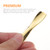 3pcs Makeup Spatula Small Alloy Face Cream Spoon Reusable Mask Scoop Beauty Tools for Facial Cosmetic, Face Mask (Golden)