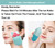 Reusable Cube Silicone Mold Ice Roller With Brush For Face Cold Therapy Facial Massage Roller (Blue)