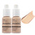 2 Pack PHOERA Foundation, Flawless Soft Matte 24HR Oil Control Full Coverage Foundation Makeup for Women.102 Nude-30ml
