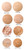 Ageless Derma Mineral Baked Foundation Makeup- A Vegan -Paraben - Gluten and Cruelty Free Powder Foundation (Mega Beige)