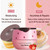 4PCS Bee Lip Balm Honey Pot - Honey & Strawberry Mask With Brush, Moisturizing & Hydrating, Prevents Dry and Cracked Lips, Reduces Lines - Lip Care P
