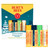 Burt's Bees Christmas Gifts, 4 Lip Balm Stocking Stuffers Products, Assorted Mix Set - Classic Beeswax, Vanilla, Cucumber Mint & Coconut and Pear (Pa