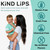 Kind Lips Organic Sweet Mint Lip Balm 3-Pack  Cooling, Refreshing Lip Care for Dry, Chapped Lips  100% Natural, Clean, Gluten-Free, Grain-Free  Ma
