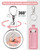 Meiiy Chapstick Holder Keychain Lip Balm Keychain Lipstick Sleeve Pouch Portable Pocket Lip Gloss Tube Holder Stocking Stuffers Gift for Women (10pcs