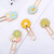 7 PCS Daisy Paper Clips Metal Paperclip Large Size Paper Clip Cute Bookmark Colorful Office Supplies Present for Teacher & Students, Bookmark Clamp D