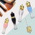 Healthcom 10 Pcs 5ml Mermaid Plastic Lip Gloss Tubes Vials Empty Refillable Lip Glaze Tubes with Crown Wand DIY Lipstick Tube Travel Lipgloss Bottle