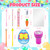 Pecopcock 195 Pcs Easter Day Party Favors - Easter Stationery Set Supplies for Classroom Gifts, Spring Pencils Notepads Bookmarks Rulers Erasers Stam