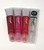 4 Pack Nicka K Lip Gel (CLEAR, STRAWBERRY, CHERRY, BUBBLE GUM)
