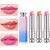 evpct 3Pcs Peach Strawberry Orange Color Changing Change Lipstick Lip Balm Set for Women Korean Magic Lipstick Color Change Changing Lip Tint Tinted