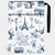 Hobbspring 1pc Paperbacks Book Covers 13.4x9.45 inch Eiffel Tower Books Pouches Romantic France Book Sleeve with Zipper and Front Pocket Bookish Book