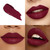 HOOMUSS Burgundy Lipstick Long Lasting, Matte Liquid Lipsticks for Women Non Transfer Smudgeproof Smooth and Easy to Appy Cruelty Free Lip Color, M47