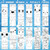 Haooryx Polar Animals Color Your Own Bookmarks - 75Pcs Kids DIY Coloring Blank Bookmarks Funny Winter Penguins Owl Book Mark for Xmas Party Supply Te