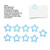 100Pcs Star Shaped Paper Clips, Metal Bookmark Clips Electroplated for School Office Organization