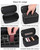 Lipstick Organizer Bag Lip Gloss Lip Balm Case Chapstick Holder Bag Makeup Artist Lipstick Bag With Compartment Cosmetic Bag Gift for Women(Black-21h
