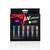 splashes & spills UV Blacklight Lipstick - 6 Color Variety Pack, 3.7g - Day or Night Stage, Clubbing or Costume Makeup