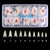 Kissbuty 500 PCS Stiletto Nails Natural Color Sharp Ending False Acrylic Nail Art Tips 10 Sizes With Box Perfect Length for Nail Salons and DIY Nail