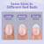 Extra Short Almond Nail Tips - BTArtbox XCOATTIPS Gel Nail Tips Natural with Tip Primer Cover, Pre-shaped Full Matte Oval Gel Press On Nails Clear So