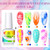 Born Pretty Nail Blooming Gel, 15ml Clear Clear U V Led Blossom Gel Polish for Spreading Effect Marble Natural Stone Watercolor Floral Print Nail Art