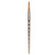 Kiara Sky Acrylic Brush #12 - Clear | 100% Pure Kolinsky | Crystal Cut Handle and Acetone Resistant