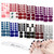 WOKOTO 12 Sheets Self-Adhesive Nail Polish Wraps for Toes and 1Pc Nail File, Shinny Solid Silver Stick On Nails Stickers Toe Nail Polish Strips for W