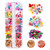 YWLI Dried Flowers & Foil Nail Art Kit - 108PCS, 33 Colors, 2 Color Foil, Accessories for Resin Molds