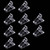 DRDS 10Pcs Nail Tips Clip for Quick Building Polygel nail forms Nail clips for polygel Finger Nail Extension UV LED Builder Clamps Manicure Nail Art