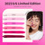modelones Pink Gel Nail Polish Set- 6 Colors 2026 Easter Spring Pastel Hot Pink Tones Neon Pink White Gel Polish Magenta Light Soft to Dark LED Nail