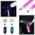 Ideal Swan Nail Decoration Kits - 8 Pieces Nail Magnet Tool Set, Double-head Flower Design Nail Magnet Pens Magnet Stick 3D Magnetic Cat Eye Gel Poli