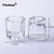 fiezkaa 2 Pcs Clear Nail Dappen Dish Glass Cup for Acetone and Nail Liquid, Small Dampen Dish for Acrylic Nails, Monomer, Powder, Polish Remover - Da