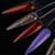 80 Pieces Nail Swatch Sticks Clear Display Sticks Stiletto Practice Tips Nail Color Swatches with Metal Ring